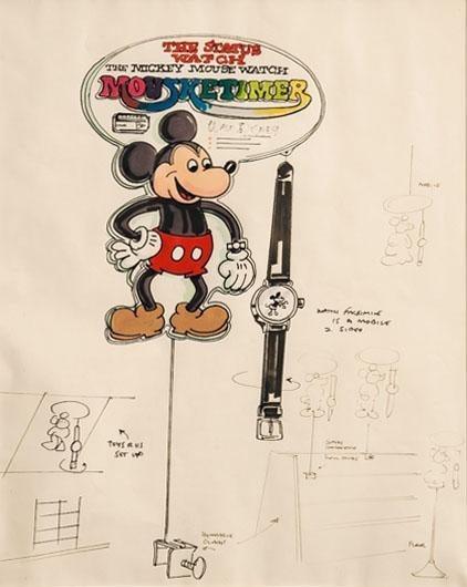 Mickey Mouse Watch - Mousketimer Watercolor | Walt Disney Studios,{{product.type}}