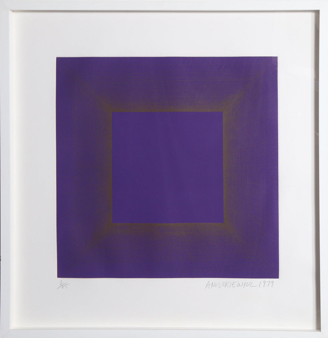 Midnight Suite (Purple with Silver) Etching | Richard Anuszkiewicz,{{product.type}}