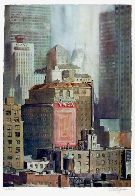 Midtown Lithograph | Rodell C. Johnson,{{product.type}}