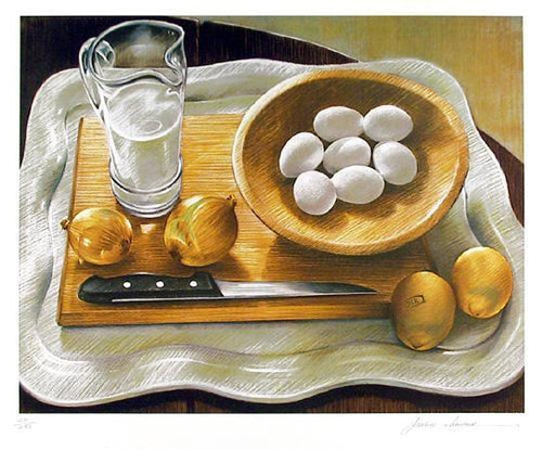 Milk Jug Lithograph | Sandra Lawrence,{{product.type}}