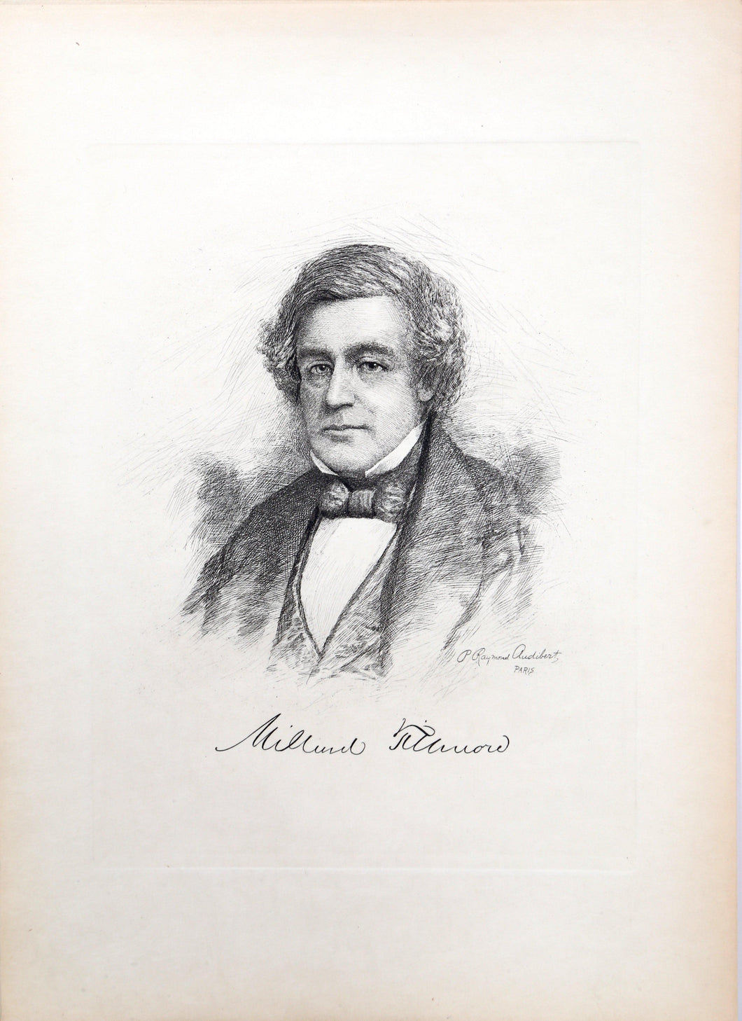 Millard Fillmore from The Presidents of the United States Etching | P. Raymond Audibert,{{product.type}}