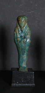 Miniature Egyptian Ushabti (Green) Artifact | Unknown Artist,{{product.type}}