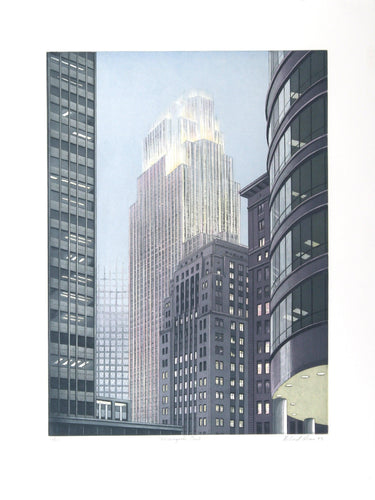 Minneapolis Dusk Etching | Richard Haas,{{product.type}}