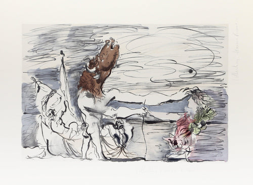 Minotaure Aveugle Conduit par une Petite Fille Lithograph | Pablo Picasso,{{product.type}}