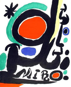 Miro Retrospective Poster | Joan Miro,{{product.type}}