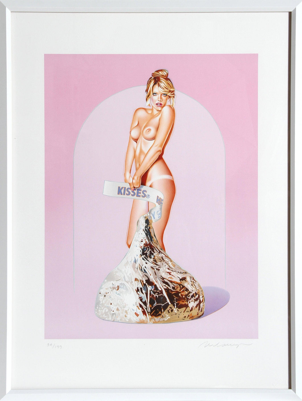 Miss Kiss Lithograph | Mel Ramos,{{product.type}}