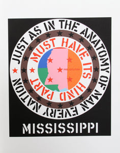 Mississippi from the American Dream Portfolio Screenprint | Robert Indiana,{{product.type}}