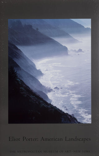 Mist on Coast, Big Sur California Poster | Eliot Porter,{{product.type}}
