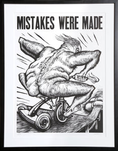 Mistakes Were Made Woodcut | Unknown Artist,{{product.type}}