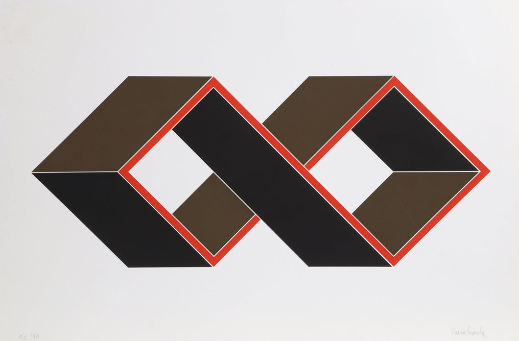 Mobius - Brown Screenprint | Wladimir Zwaagstra,{{product.type}}