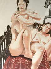 Models and Horses lithograph | Philip Pearlstein,{{product.type}}