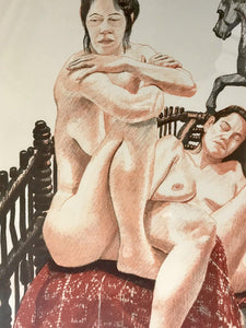 Models and Horses lithograph | Philip Pearlstein,{{product.type}}
