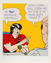 Moishe Dayan Screenprint | Al Capp,{{product.type}}