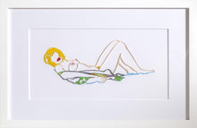 Monica Lying Down on Robe Mixed Media | Tom Wesselmann,{{product.type}}