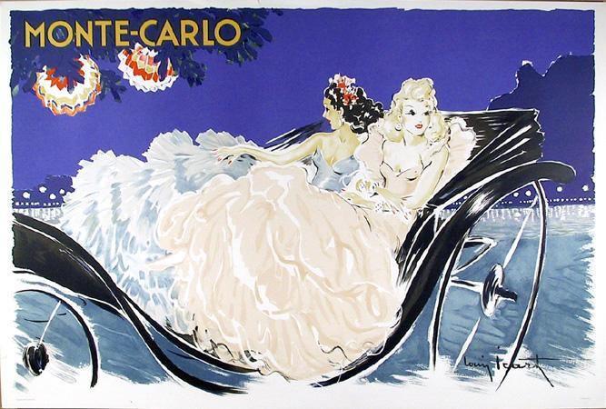 Monte Carlo Poster | Louis Icart,{{product.type}}