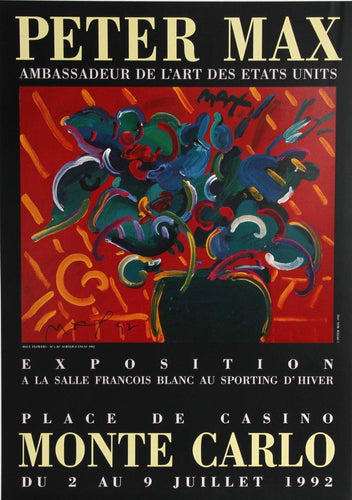 Monte Carlo Poster | Peter Max,{{product.type}}
