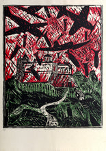 Monte Cassino Woodcut | Italo Scanga,{{product.type}}