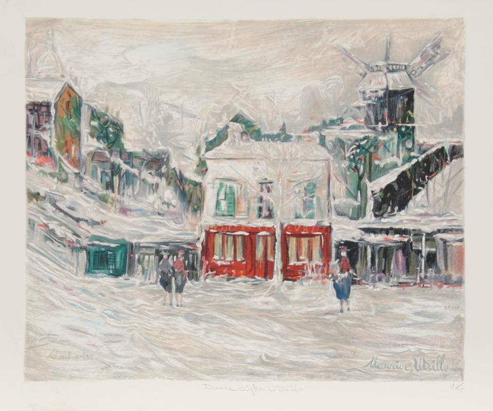 Montmarte Lithograph | Maurice Utrillo,{{product.type}}