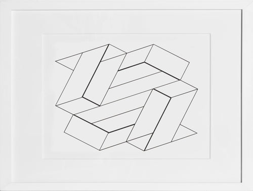 Monumental Linear Composition - P2, F21, I1 Screenprint | Josef Albers,{{product.type}}