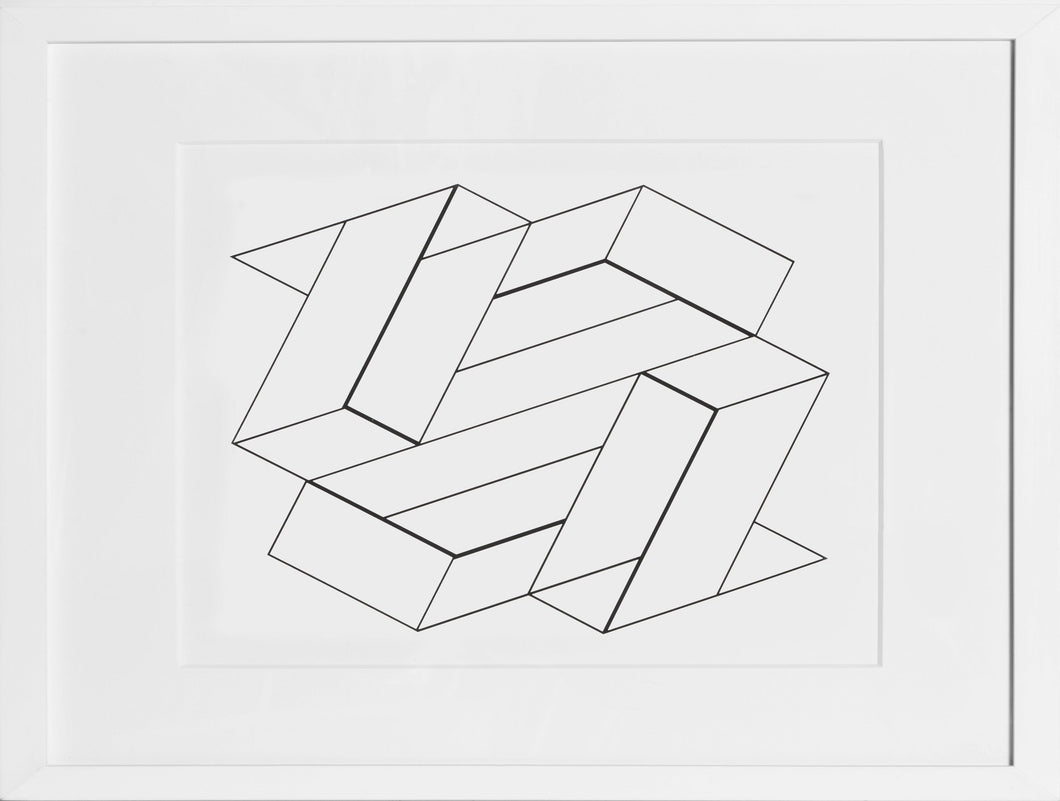 Monumental Linear Composition - P2, F21, I1 Screenprint | Josef Albers,{{product.type}}