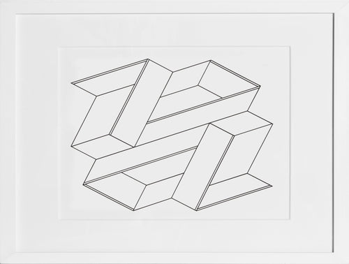 Monumental Linear Composition - P2, F21, I2 Screenprint | Josef Albers,{{product.type}}