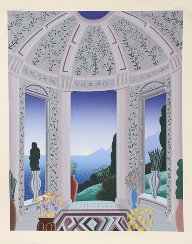 Moon Temple Screenprint | Thomas McKnight,{{product.type}}