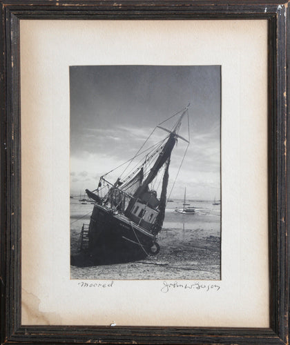 Moored Black and White | John W. Gregory,{{product.type}}