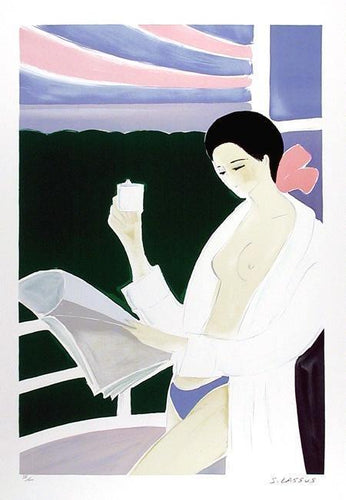 Morning Coffee Lithograph | Serge Lassus,{{product.type}}