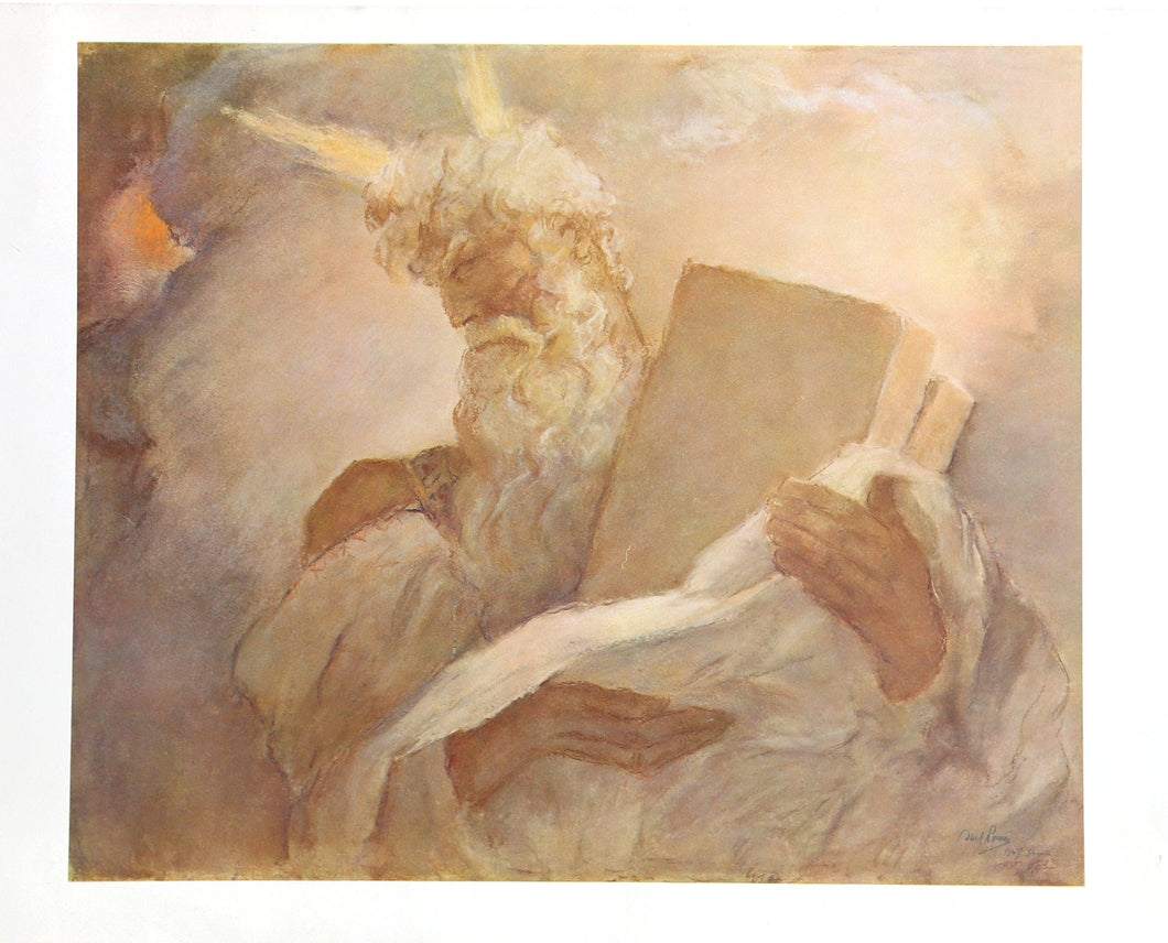 Moses Lithograph | Abel Pann,{{product.type}}