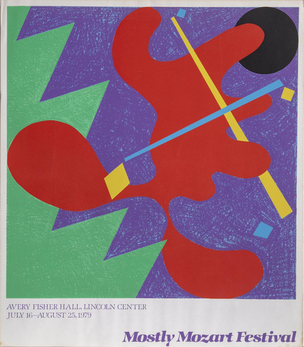 Mostly Mozart Festival Poster | Elizabeth Murray,{{product.type}}