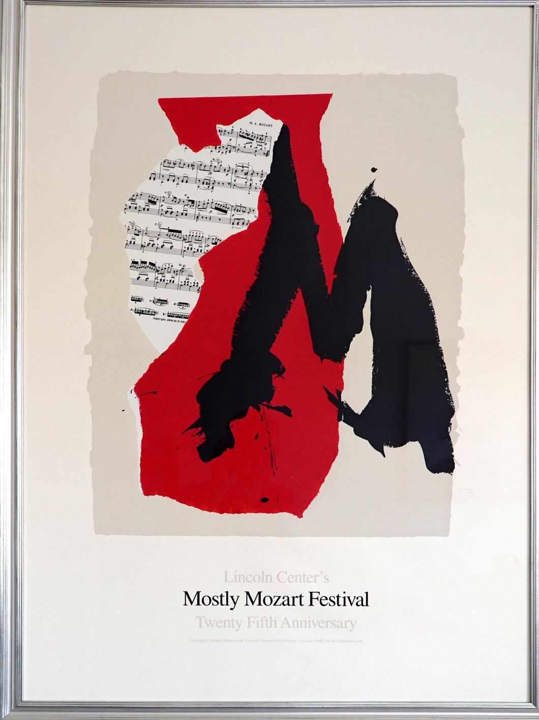 Mostly Mozart Festival Screenprint | Robert Motherwell,{{product.type}}