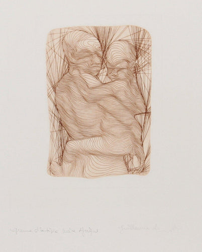 Mother and Child Etching | Guillaume Azoulay,{{product.type}}