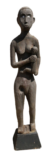 Mother and Child from Hampatong, Ngaju Dayak Benu'aq, Central Kalimantan, Borneo Artifact | African or Oceanic Objects,{{product.type}}