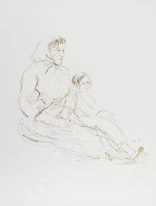 Mother and Child - I Ink | Ira Moskowitz,{{product.type}}