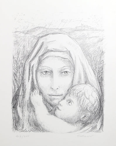 Mother and Child I Lithograph | Carlo Levi,{{product.type}}