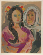 Mother and Daughter from Pou Stempheniou de Cholen Aleikhem Lithograph | Emmanuel Mane-Katz,{{product.type}}