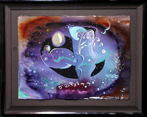 Mother Earth and Angel Guidance Watercolor | Andrea Smith,{{product.type}}