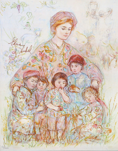 Mother Earth (World Food Programme) from the United Nations Lithograph | Edna Hibel,{{product.type}}