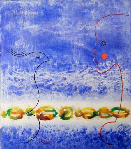 Motion in Space VIII Mixed Media | Anton Cetin,{{product.type}}