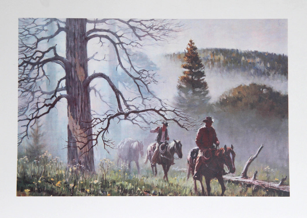 Mountain Fog Lithograph | Duane Bryers,{{product.type}}