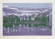 Mountain Lake Screenprint | John M. Healy,{{product.type}}
