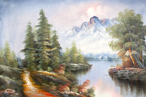 Mountain Landscape (104) Oil | Shumu Fu,{{product.type}}