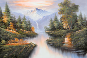 Mountain Landscape (111) Oil | Shumu Fu,{{product.type}}