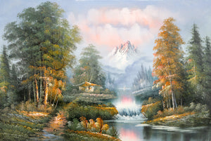 Mountain Landscape (124) Oil | Shumu Fu,{{product.type}}