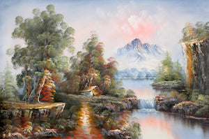 Mountain Landscape (126) Oil | Shumu Fu,{{product.type}}