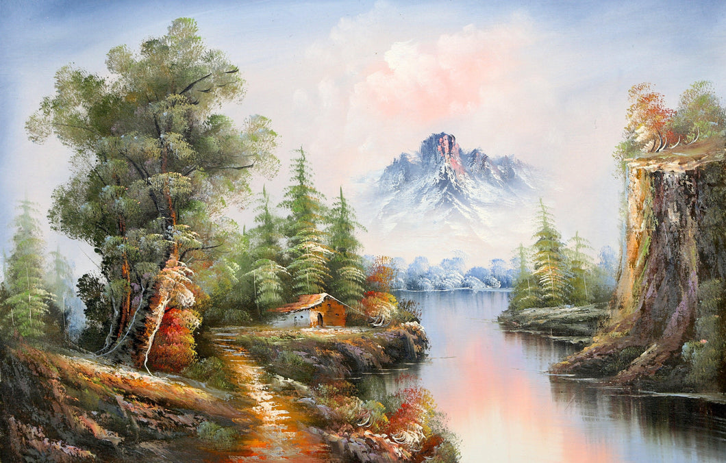 Mountain Landscape (137) Oil | Shumu Fu,{{product.type}}