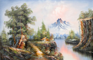 Mountain Landscape (138) Oil | Shumu Fu,{{product.type}}