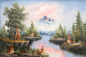 Mountain Landscape (153) Oil | Shumu Fu,{{product.type}}