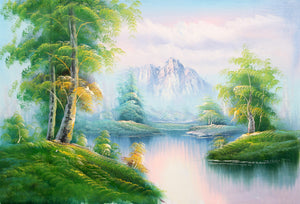 Mountain Landscape (155) Oil | Mao Wu,{{product.type}}