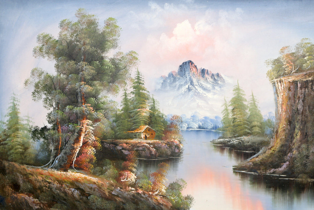 Mountain Landscape (160) Oil | Shumu Fu,{{product.type}}